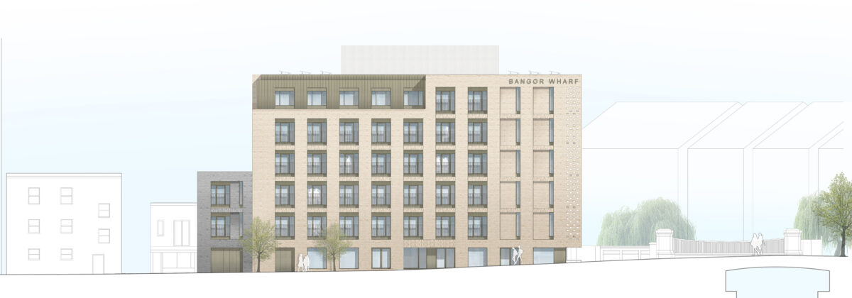 Bangor Wharf PBSA South East Elevation