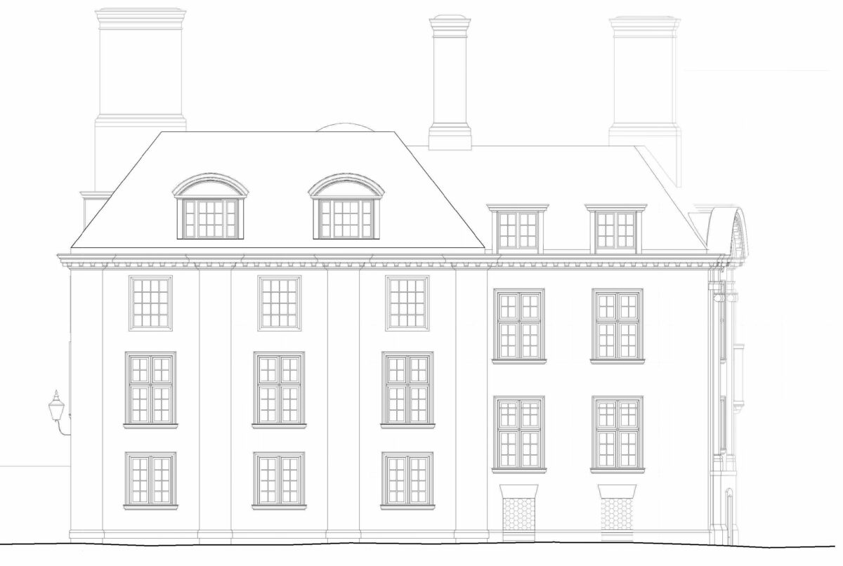 Hobson's Building St Catherine College - Southern Elevation