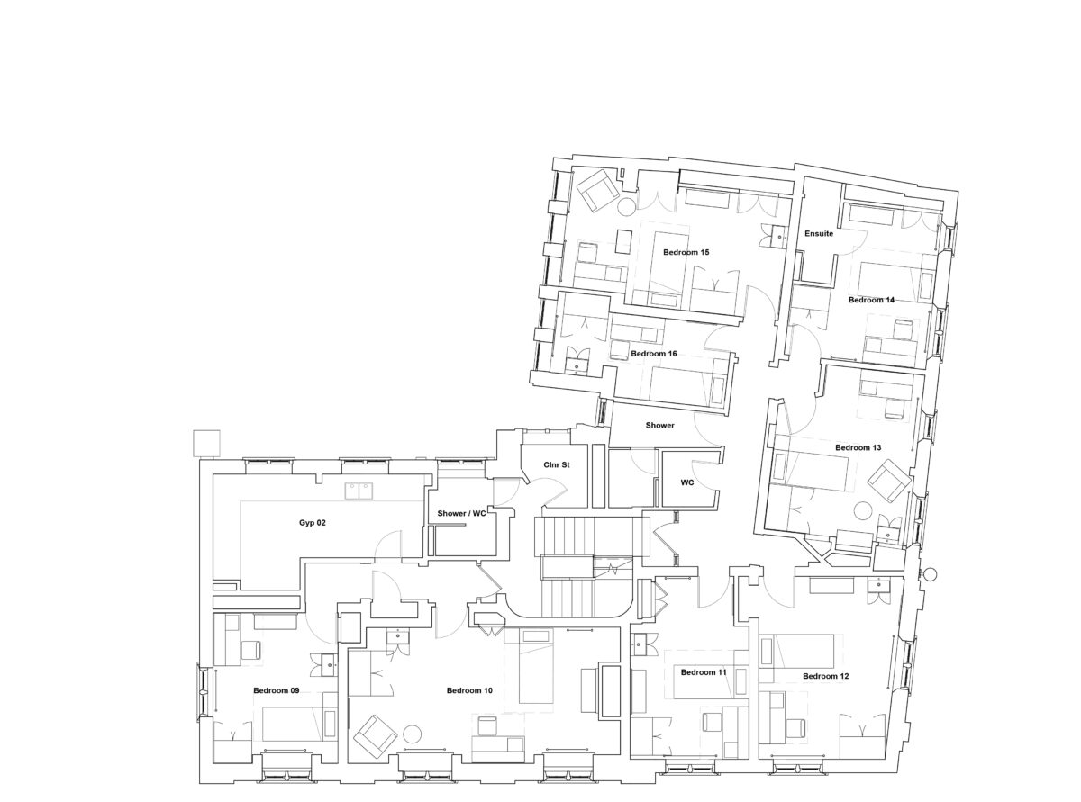 Hobson's Building St Catherine College Plan 1st Floor V2