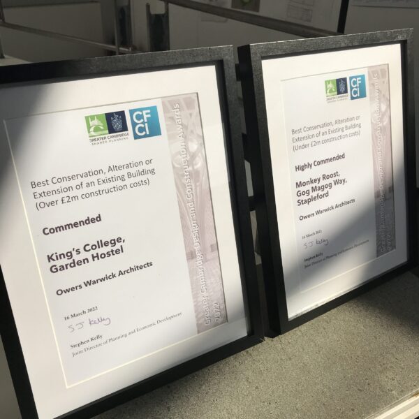 OWA Commendations from CFCI Awards 2022