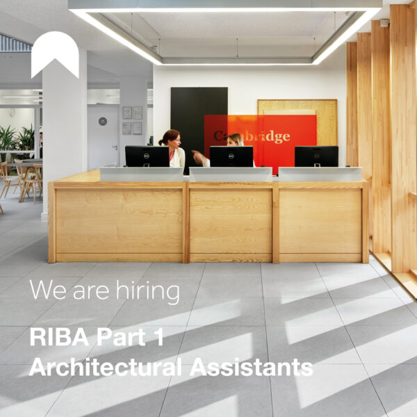We are Hiring: Part 1 Architectural Assistants