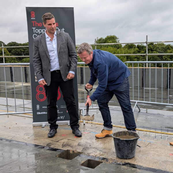 Topping Out at Burlington Press