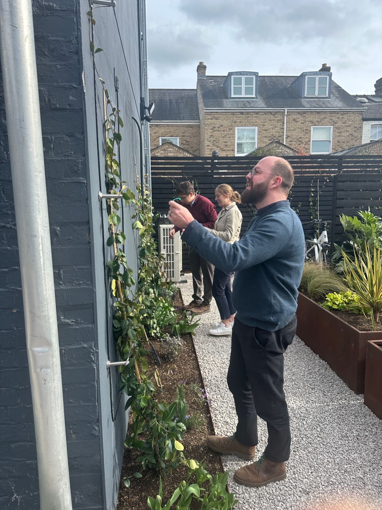 Owers Warwick Architects Garden and Team