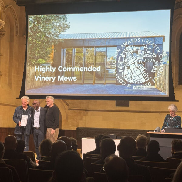 Vinery Mews Highly Commended for Conservation and Sustainability at the CFCI Awards