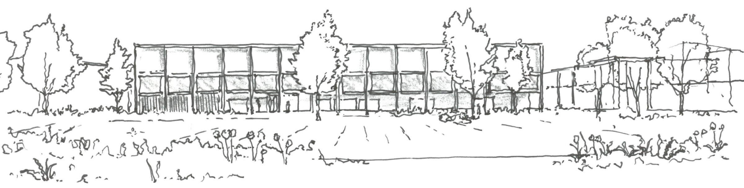 Inventa Offices by Owers Warwick Architects External Sketch V2